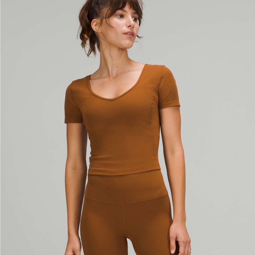 Lululemon align top copper brown